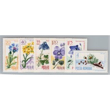 FLORES RUMANIA SERIE COMPLETA NUEVA MINT